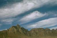 Table Mountain and 12 Apostles with cirrus