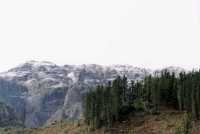 Wemmershoek valley with snowy peak