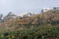 Du Toits kloof with snowy peaks