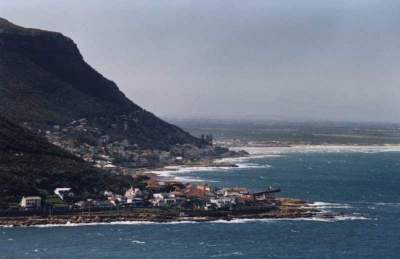Kalk Bay from Fishoek Mountain