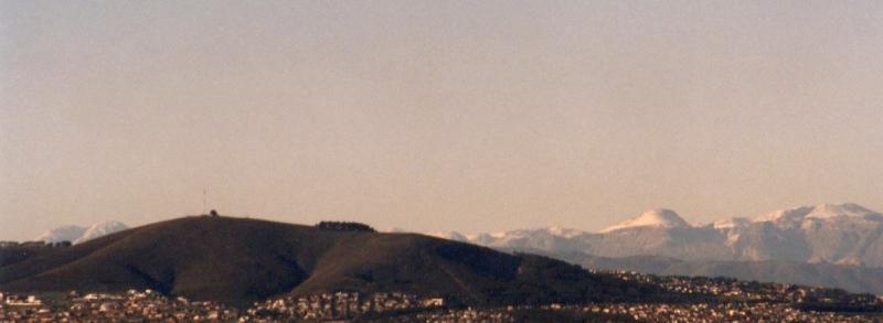 snow north of Tygerberg Hills