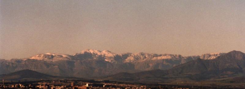 snow north of Tygerberg Hills