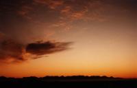 wide angle sunrise over Hottentots Holland