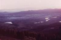 twighlight over Paarl valley