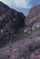 gorge in sandstone above granite