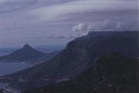 Lions Head and Table Mountain with wave cloud